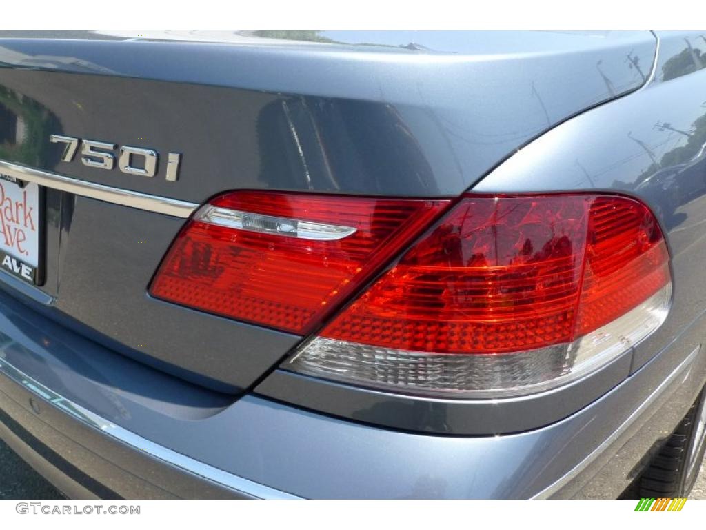 2008 7 Series 750i Sedan - Michigan Blue Metallic / Black photo #11