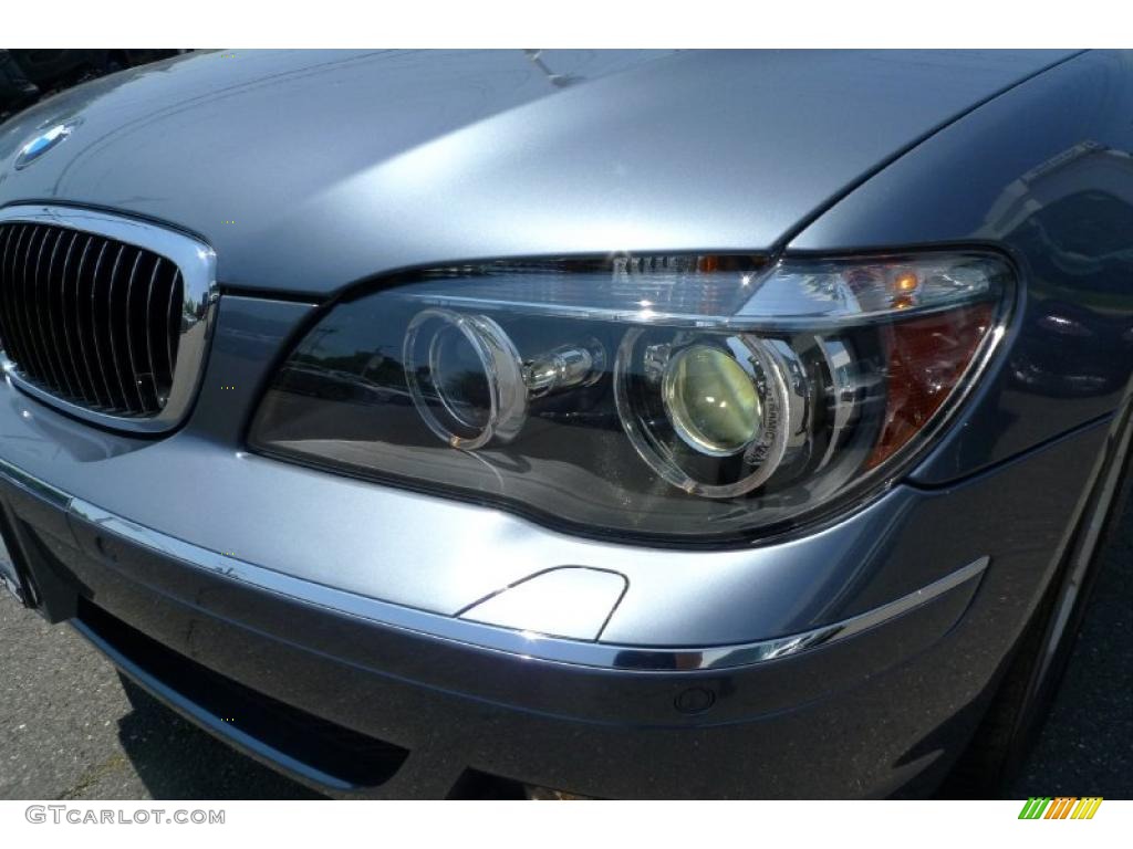 2008 7 Series 750i Sedan - Michigan Blue Metallic / Black photo #15