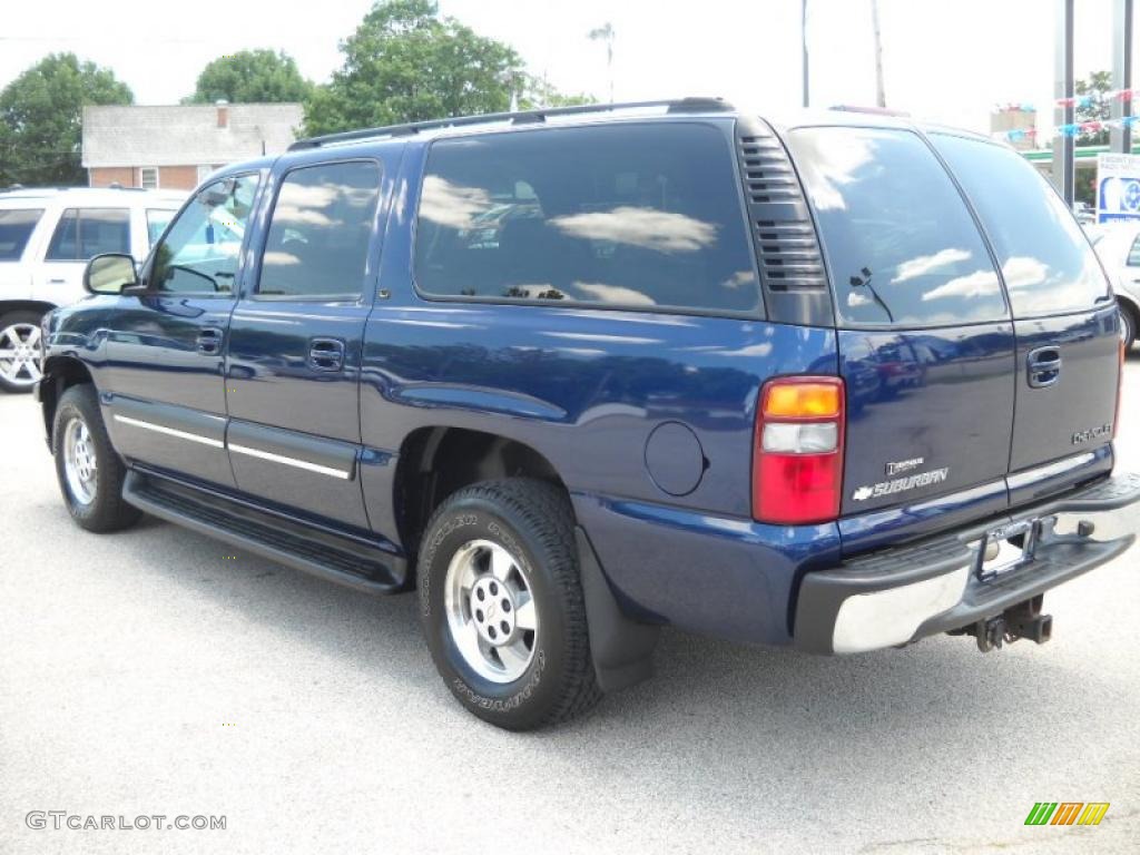 2003 Suburban 1500 LT 4x4 - Indigo Blue Metallic / Gray/Dark Charcoal photo #5