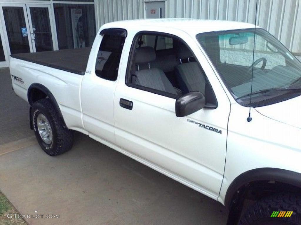 1999 Tacoma TRD Extended Cab 4x4 - Natural White / Gray photo #21