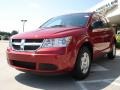 2010 Inferno Red Crystal Pearl Coat Dodge Journey SE  photo #7