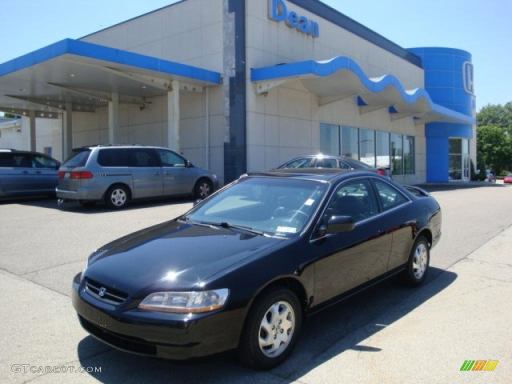 1999 Accord EX Coupe - Flamenco Black Pearl / Charcoal photo #1