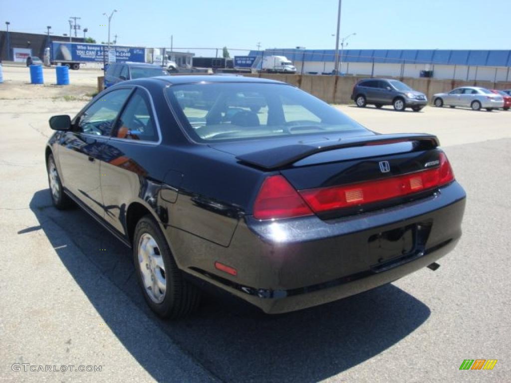 1999 Accord EX Coupe - Flamenco Black Pearl / Charcoal photo #2