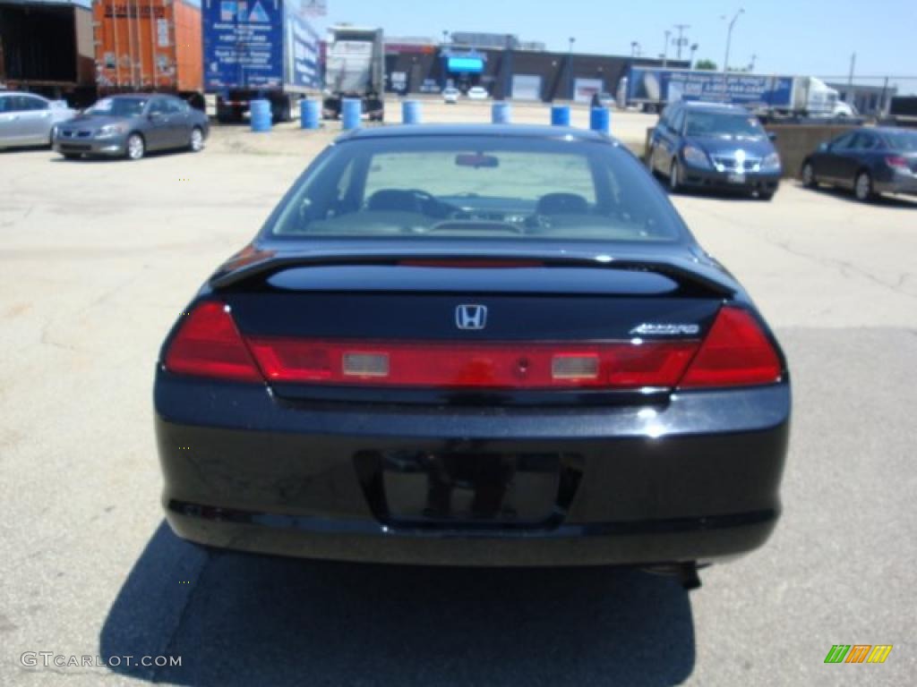 1999 Accord EX Coupe - Flamenco Black Pearl / Charcoal photo #3