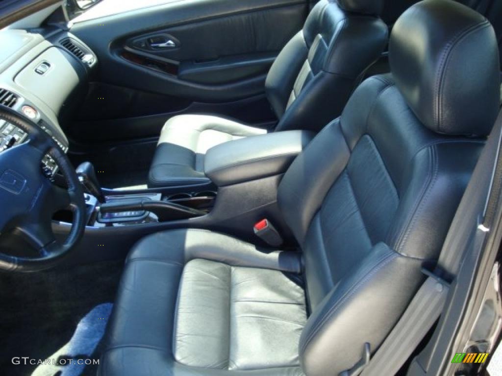 1999 Accord EX Coupe - Flamenco Black Pearl / Charcoal photo #8