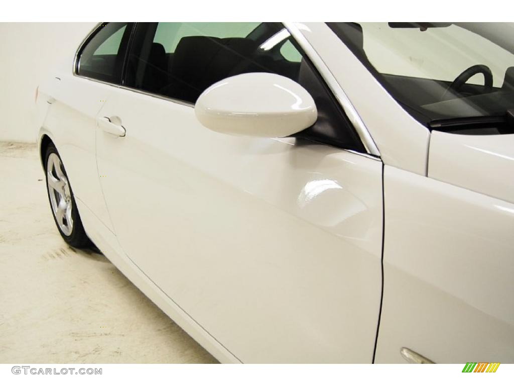 2008 3 Series 328i Coupe - Alpine White / Black photo #4