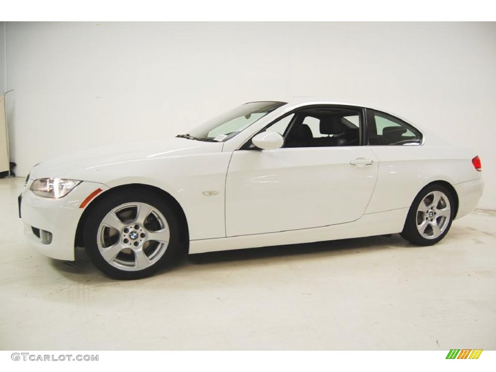 2008 3 Series 328i Coupe - Alpine White / Black photo #11