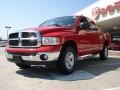 2003 Flame Red Dodge Ram 1500 SLT Quad Cab 4x4  photo #7