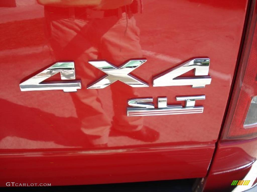 2003 Ram 1500 SLT Quad Cab 4x4 - Flame Red / Gray photo #27
