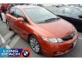 Redline Orange Pearl - Civic Si Sedan Photo No. 1