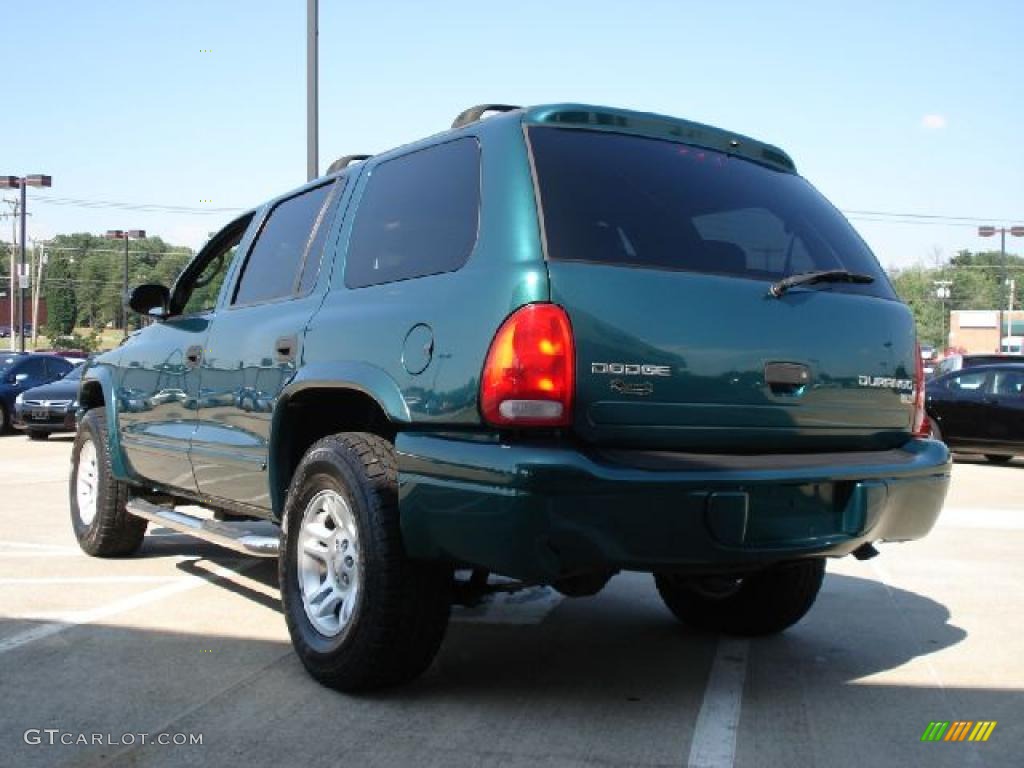 2003 Durango SLT 4x4 - Timberline Green Pearlcoat / Dark Slate Gray photo #5