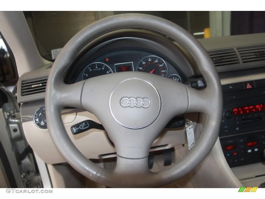 2003 A4 1.8T quattro Avant - Canvas Beige Metallic / Beige photo #17