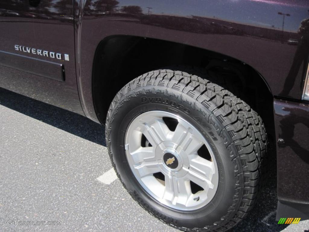 2008 Silverado 1500 Z71 Extended Cab 4x4 - Dark Cherry Metallic / Light Titanium/Ebony Accents photo #4