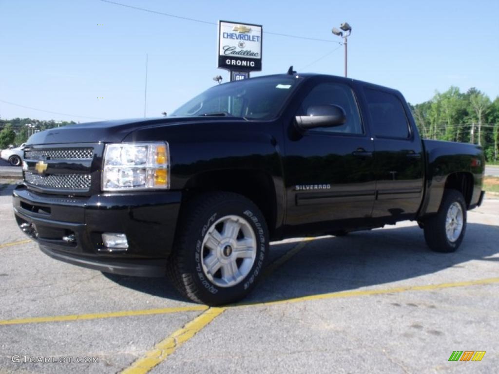 2010 Silverado 1500 LT Crew Cab - Black / Ebony photo #1