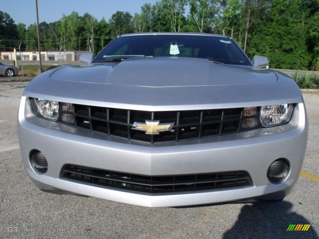 2010 Camaro LS Coupe - Silver Ice Metallic / Black photo #8