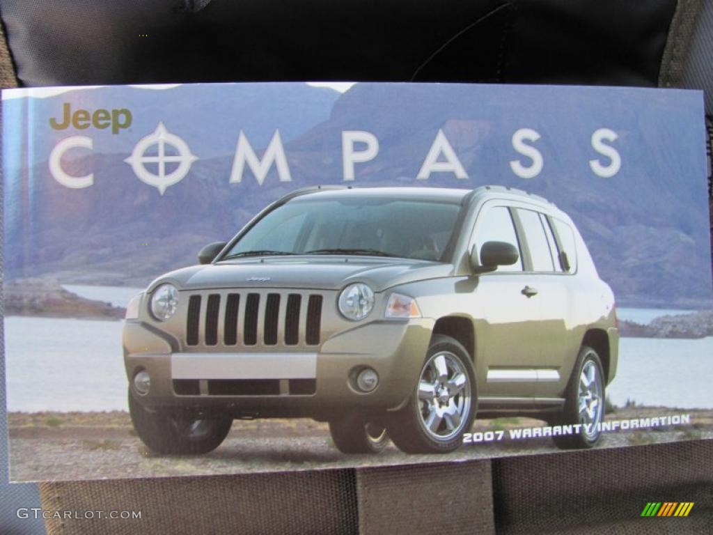 2007 Compass Sport 4x4 - Black / Pastel Slate Gray photo #11