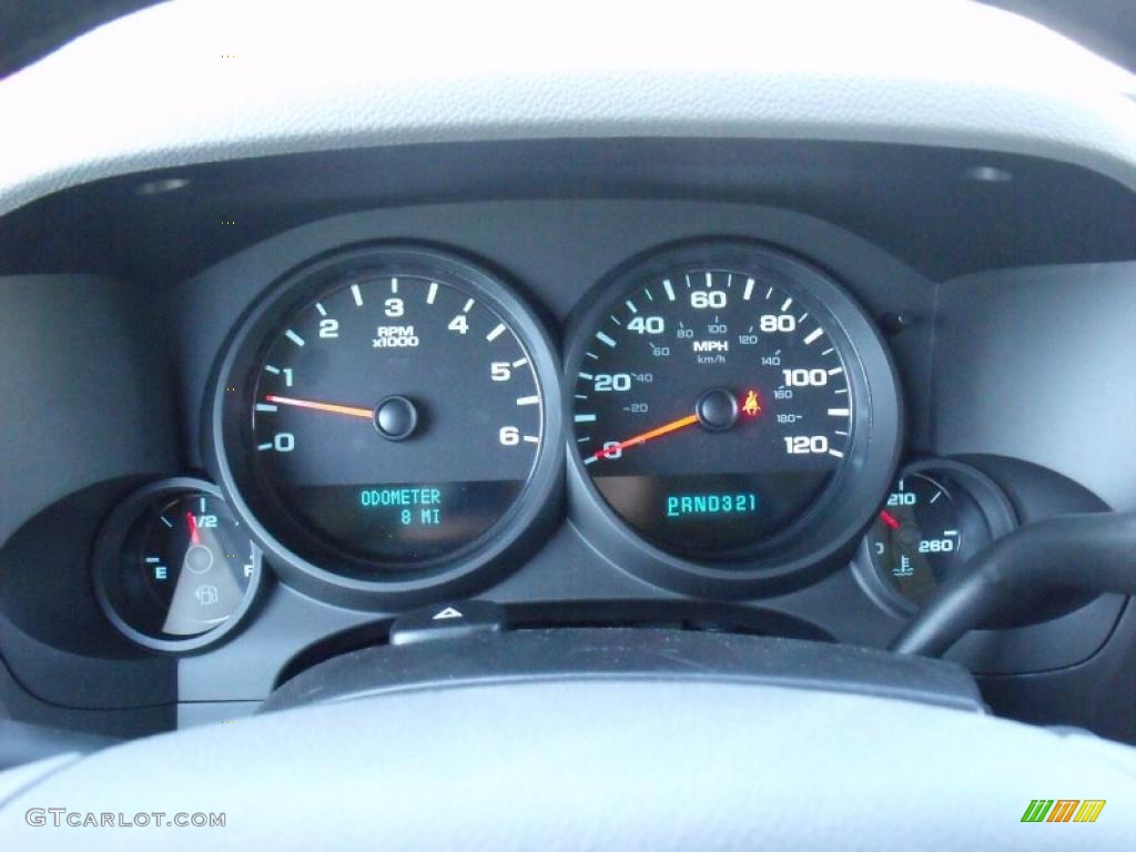 2010 Silverado 1500 LS Crew Cab - Imperial Blue Metallic / Dark Titanium photo #17