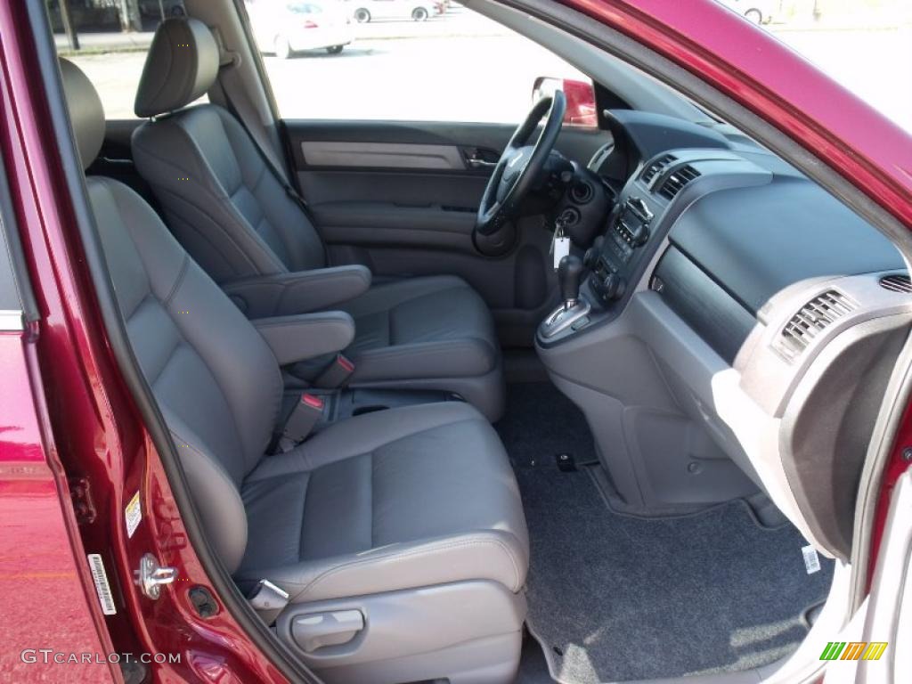 2009 CR-V EX-L - Tango Red Pearl / Gray photo #15