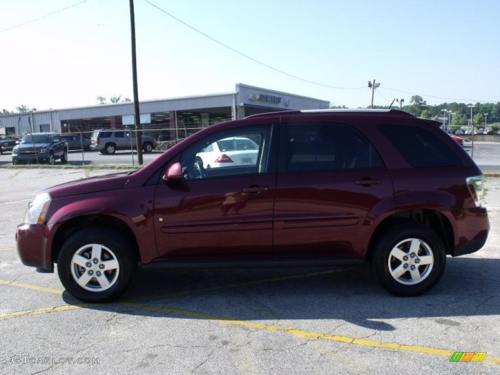 2009 Equinox LT - Deep Ruby Red Metallic / Light Gray photo #2
