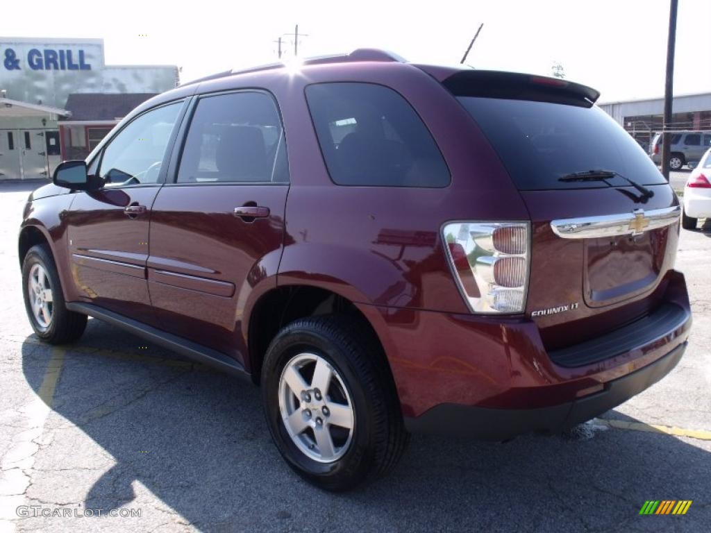2009 Equinox LT - Deep Ruby Red Metallic / Light Gray photo #3
