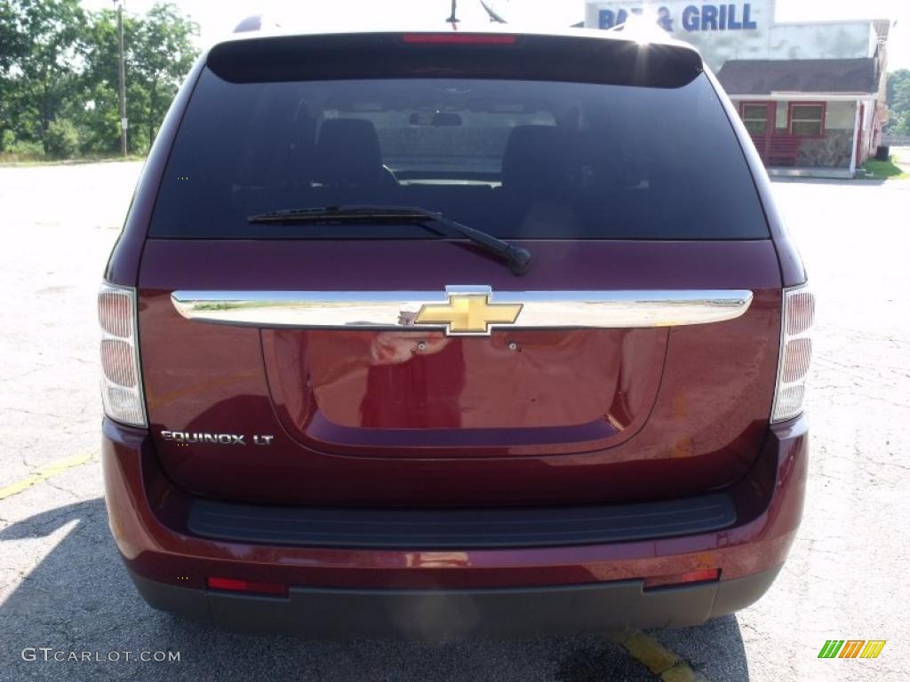 2009 Equinox LT - Deep Ruby Red Metallic / Light Gray photo #4
