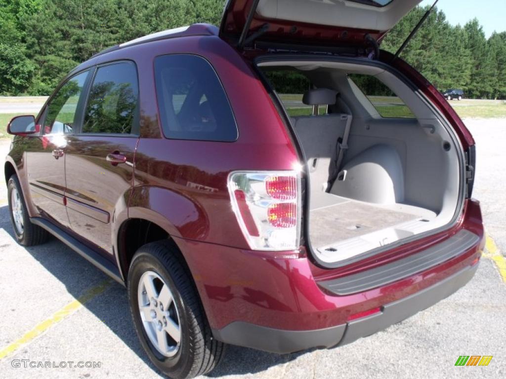 2009 Equinox LT - Deep Ruby Red Metallic / Light Gray photo #13