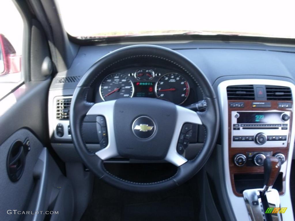 2009 Equinox LT - Deep Ruby Red Metallic / Light Gray photo #17