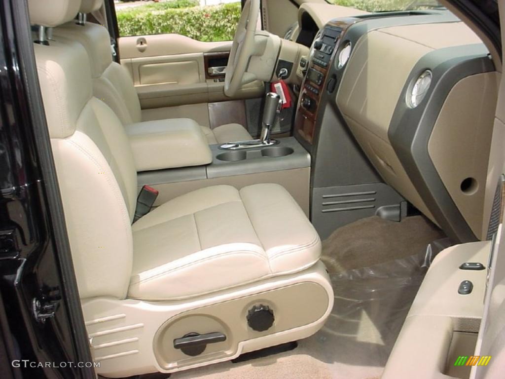 2004 F150 Lariat SuperCrew - Black / Tan photo #20