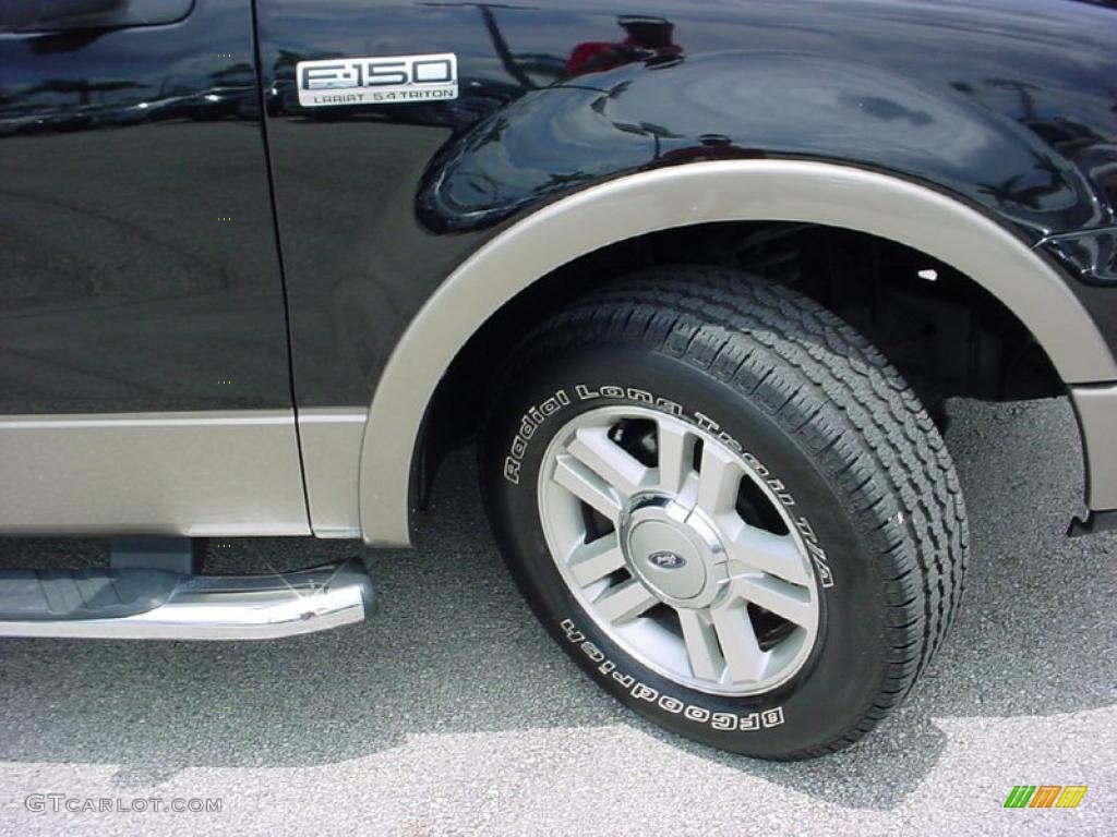2004 F150 Lariat SuperCrew - Black / Tan photo #26