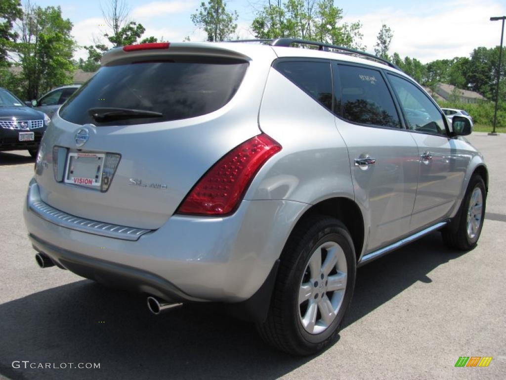 2007 Murano SL AWD - Brilliant Silver Metallic / Charcoal photo #6