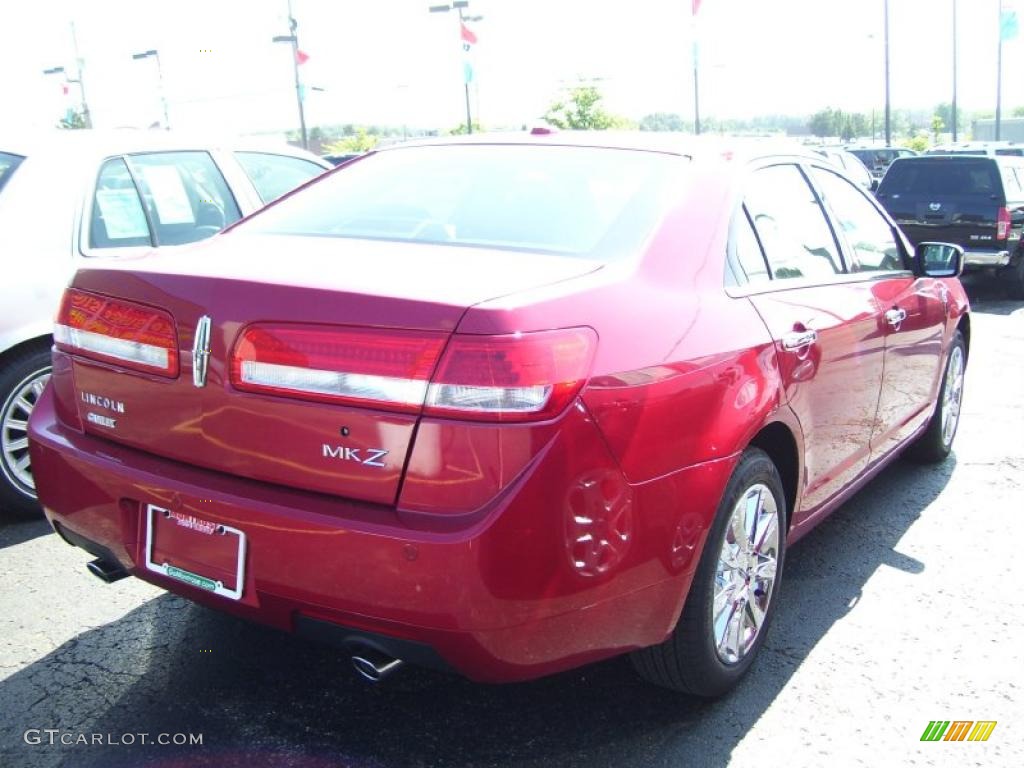 2010 MKZ FWD - Sangria Red Metallic / Dark Charcoal photo #5