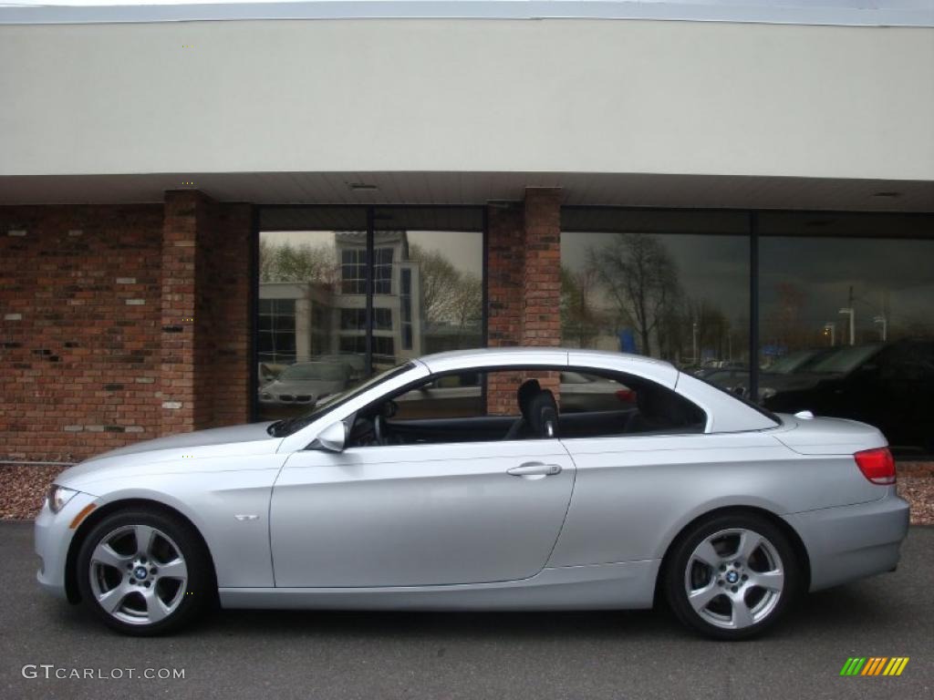 2007 3 Series 328i Convertible - Titanium Silver Metallic / Black photo #4