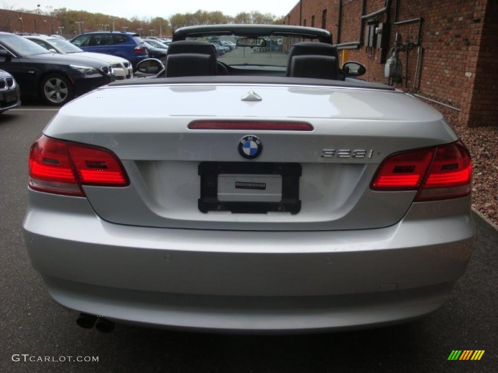 2007 3 Series 328i Convertible - Titanium Silver Metallic / Black photo #6