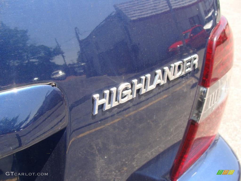 2004 Highlander V6 4WD - Bluestone Metallic / Ash photo #8