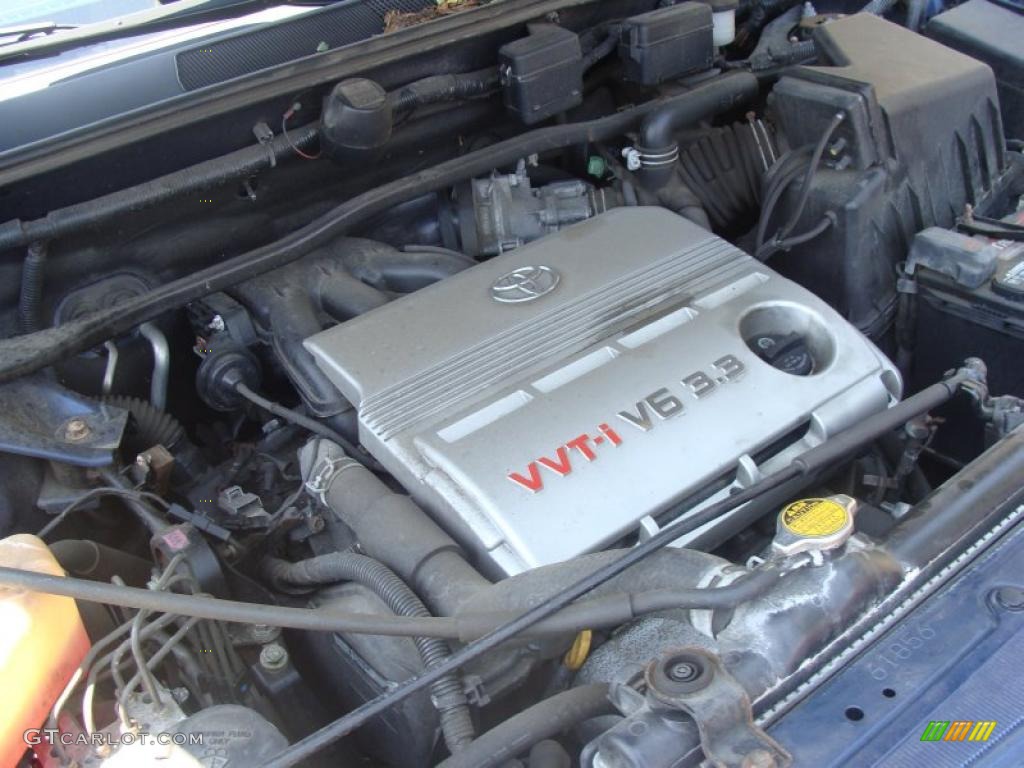 2004 Highlander V6 4WD - Bluestone Metallic / Ash photo #36
