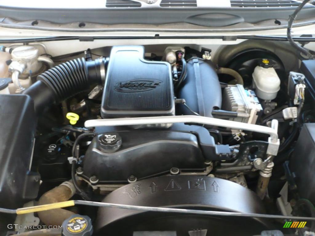 2004 TrailBlazer EXT LS 4x4 - Summit White / Medium Pewter photo #19