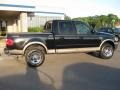 2001 Black Ford F150 Lariat SuperCrew 4x4  photo #2