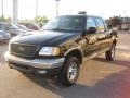 2001 Black Ford F150 Lariat SuperCrew 4x4  photo #8