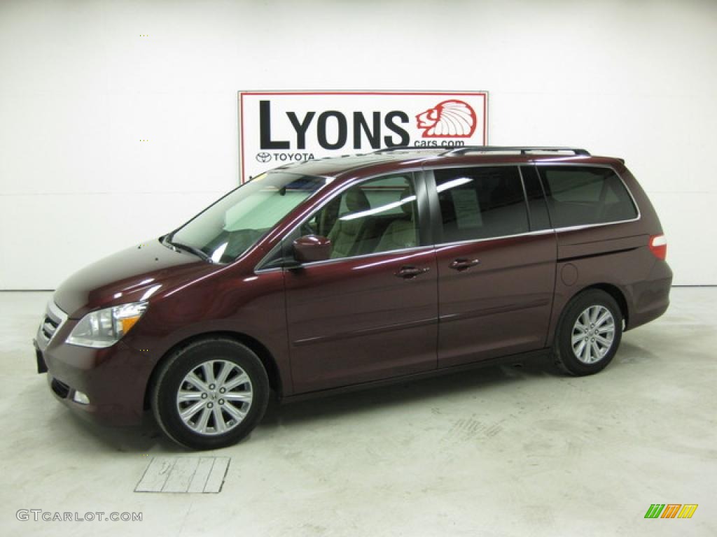 Dark Cherry Pearl Honda Odyssey