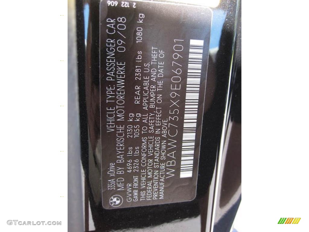 2009 3 Series 335xi Coupe - Black Sapphire Metallic / Cream Beige Dakota Leather photo #15