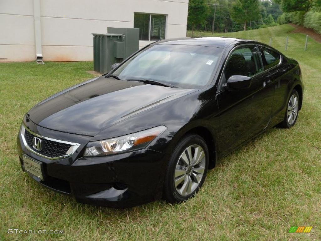 2008 Accord EX-L Coupe - Nighthawk Black Pearl / Black photo #1