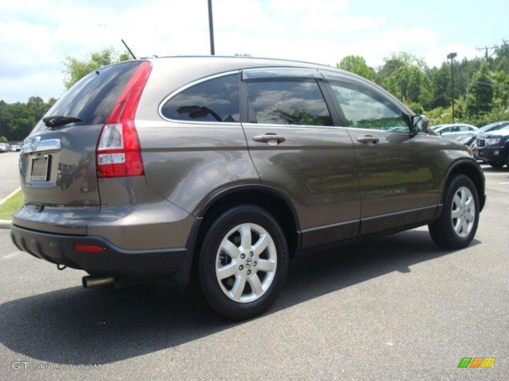 2009 CR-V EX-L 4WD - Urban Titanium Metallic / Black photo #6