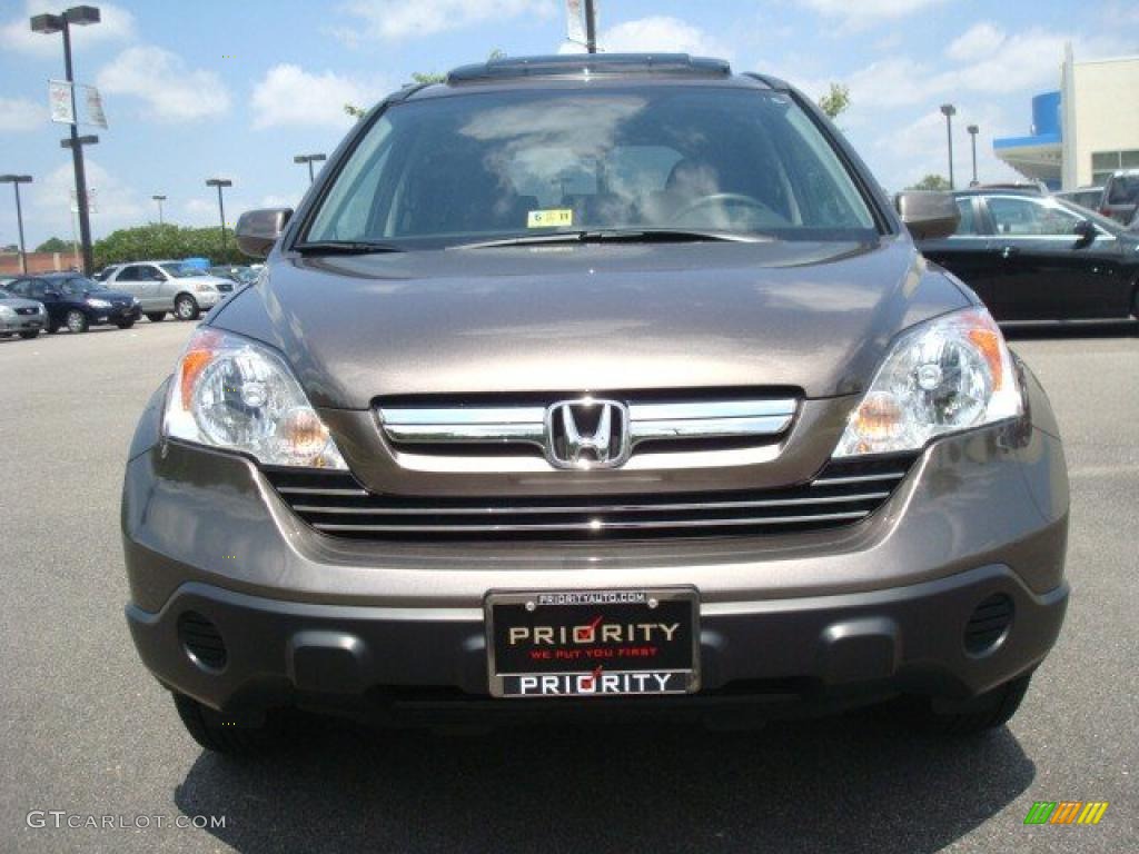 2009 CR-V EX-L 4WD - Urban Titanium Metallic / Black photo #9