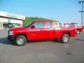 2010 Victory Red Chevrolet Silverado 1500 Extended Cab 4x4  photo #1
