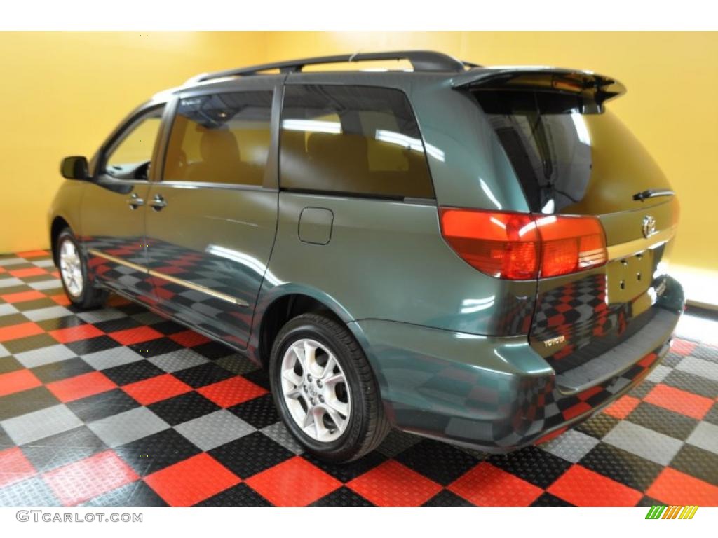 2005 Sienna XLE Limited AWD - Aspen Green Pearl / Taupe photo #4