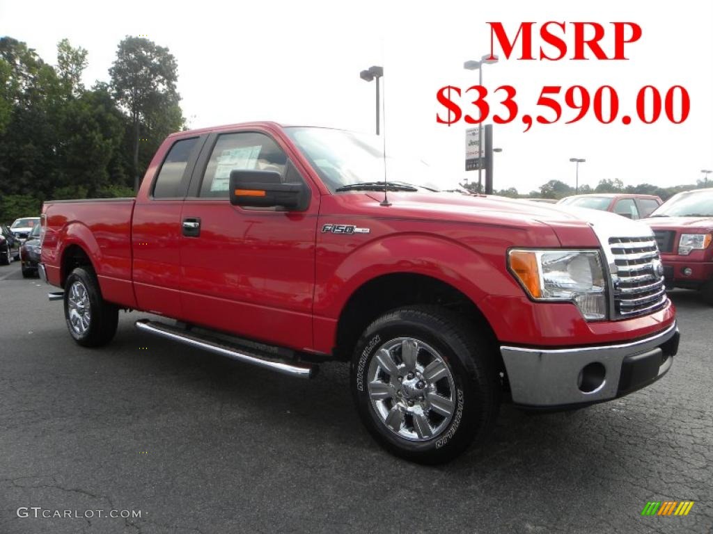Vermillion Red Ford F150