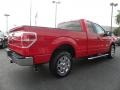 2010 Vermillion Red Ford F150 XLT SuperCab  photo #3