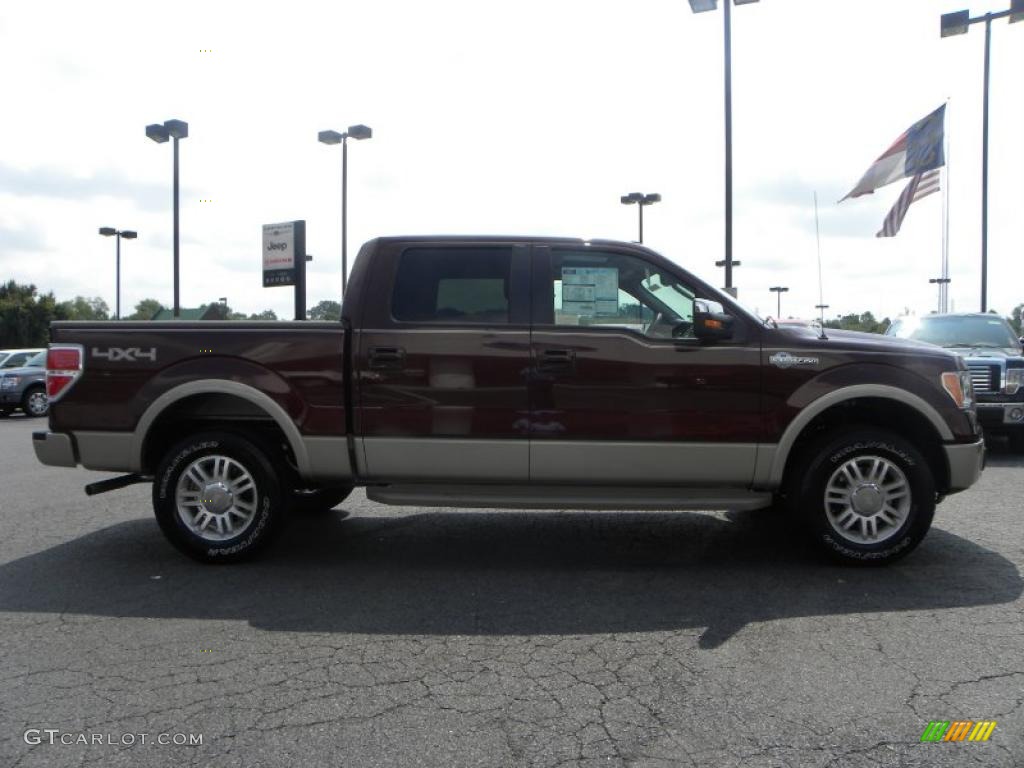 2010 F150 King Ranch SuperCrew 4x4 - Royal Red Metallic / Chapparal Leather photo #2