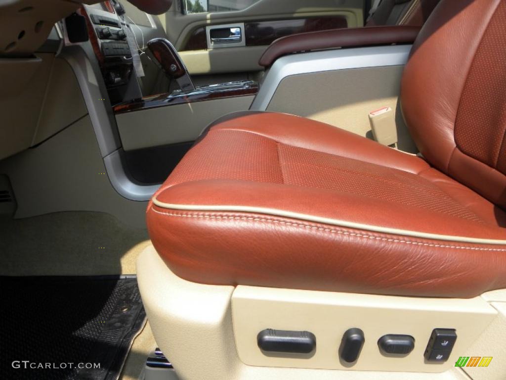 2010 F150 King Ranch SuperCrew 4x4 - Royal Red Metallic / Chapparal Leather photo #18