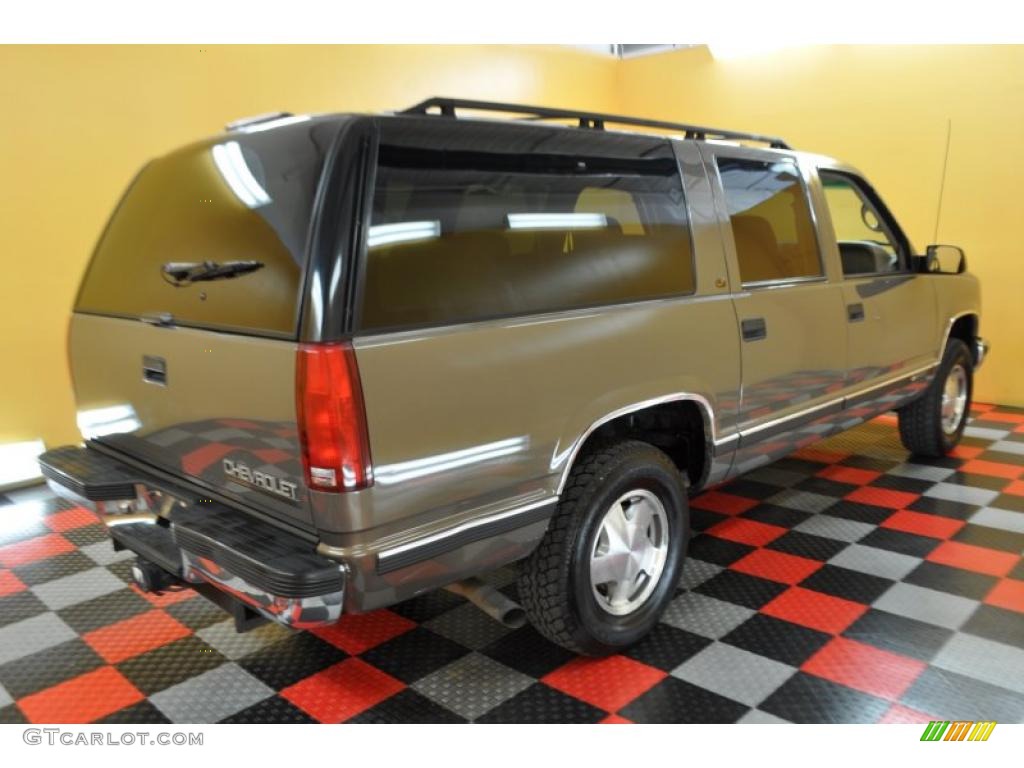 1997 Suburban K1500 LT 4x4 - Medium Beige Mystique Metallic / Neutral photo #6